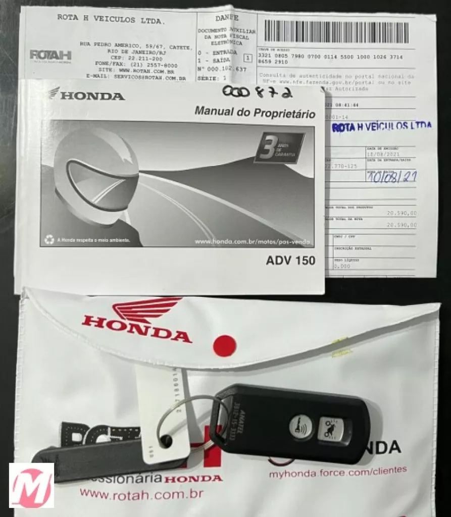 Imagens anúncio Honda ADV ADV